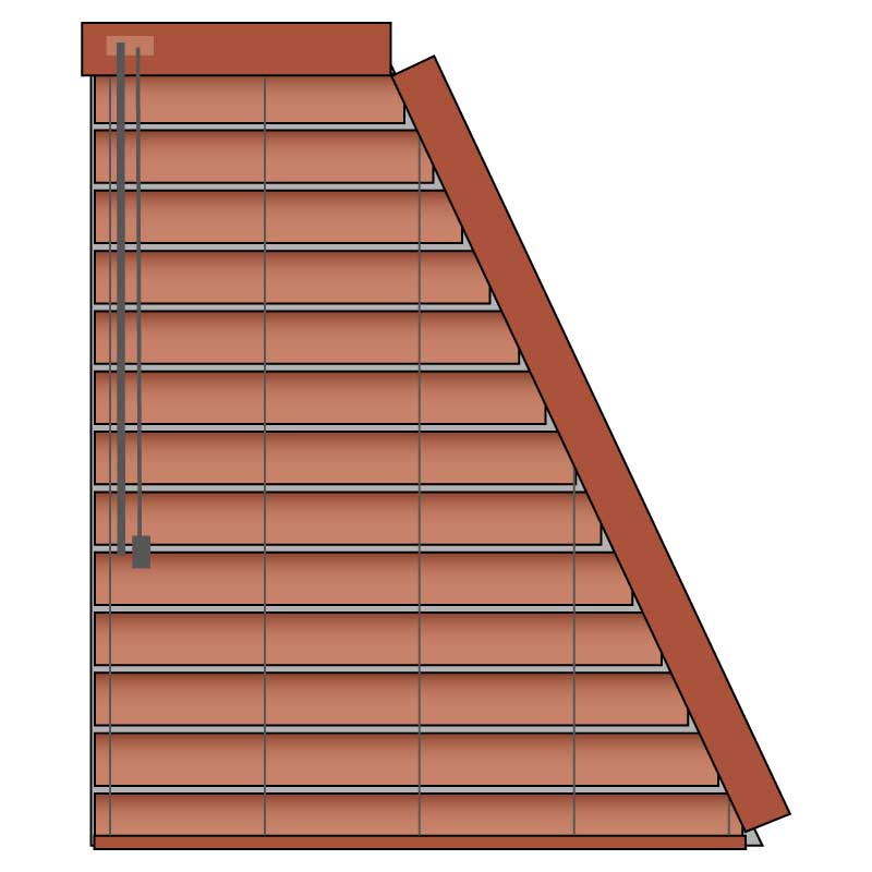 Holz-Jalousie 25 S12